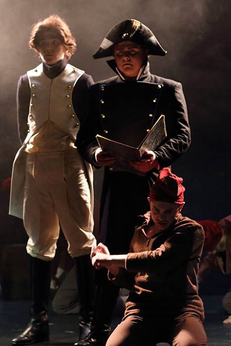 Prisoners And Soldier With Javert During Opening Scene
